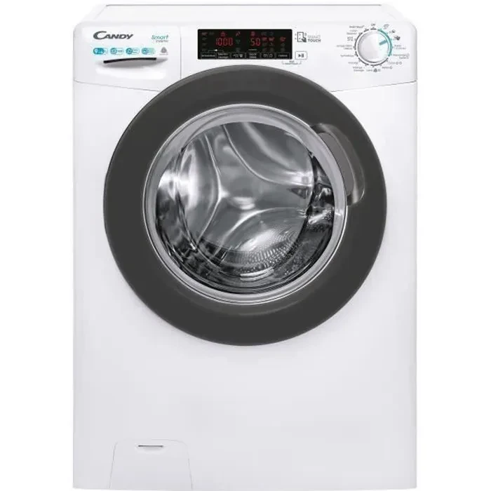 Lave-linge séchant CANDY CSWS496TWMRE-47 - 9 / 6 kg - Induction - Vapeur - 1400 trs/min - Classe A - connecté - Blanc